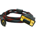 Кабель HDMI-VGA 1.5M 