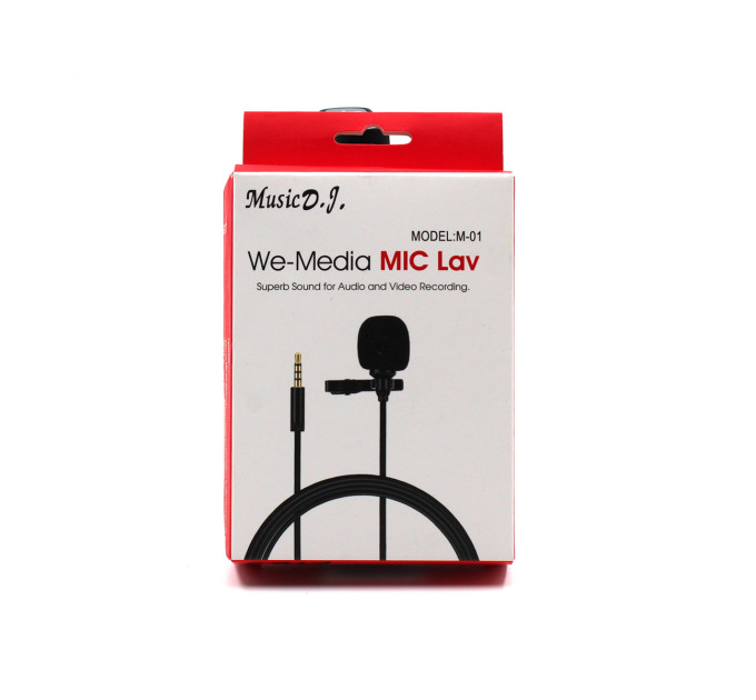 Мікрофон MEDIA MICROPHONE DM M-01 AUX 3.5MM