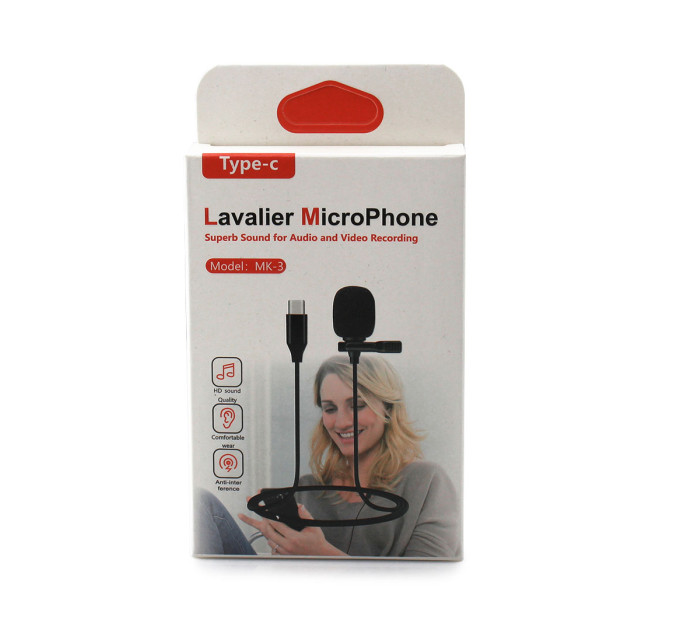 Мікрофон MEDIA MICROPHONE DM TYPE-C MK-3