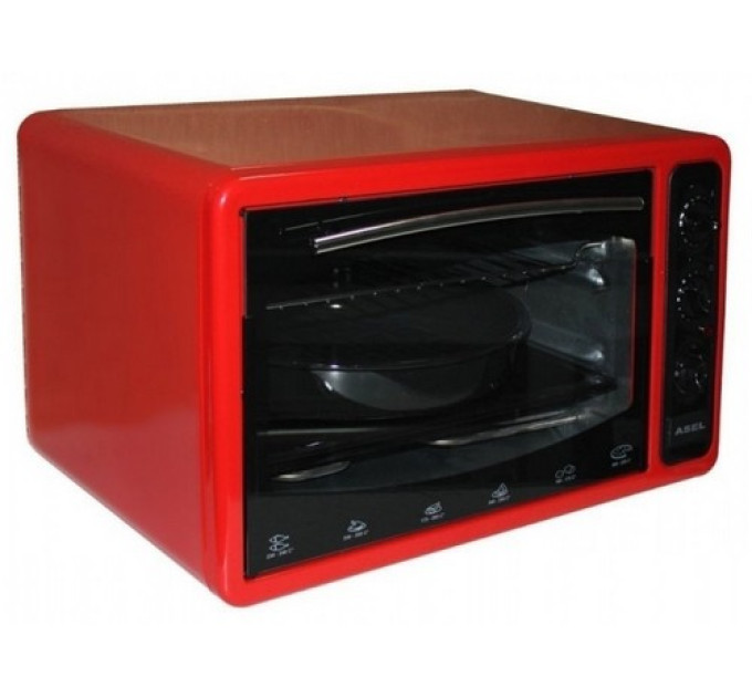 Духовка ASEL AF-0723 (50-23) червона