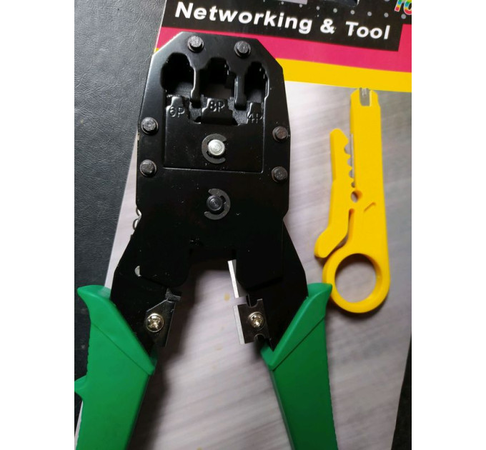 Кліщі для обтиску та зачистки проводів Wire Stripper OB-315