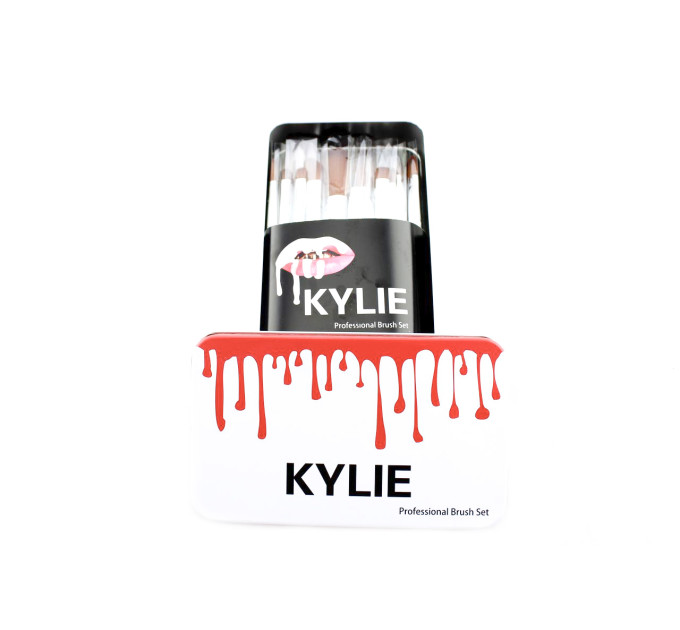 Пензлики для макіяжу KYLIE Make Up Brush Set (Білий)