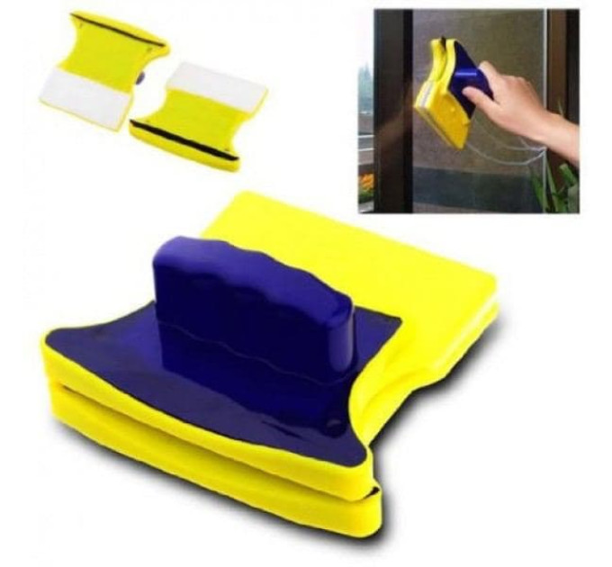 Щітка магнітна для миття скла з двох боків Glass Wiper