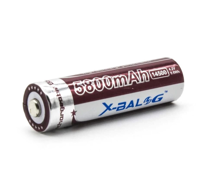 Акумулятор Li-ion 14500 5800mAh 4.2V Purple X-Balog
