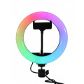 Кільцева лампа RGB 20 см MJ20 LED RING FILL LIGHT BlackBox