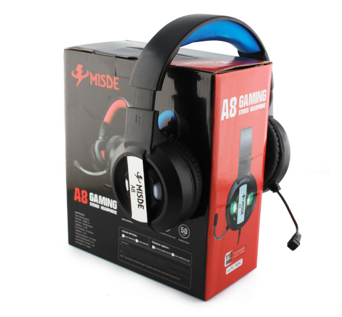 Навушники MISDE A8 GAMING Led