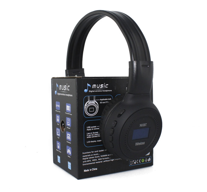Навушники MUSIC DWH N65BT LCD (Різні кольори)