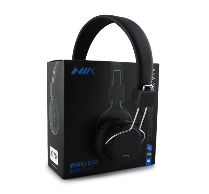Навушники NIA Wireless SOUND X1 (BT/APP/FM)