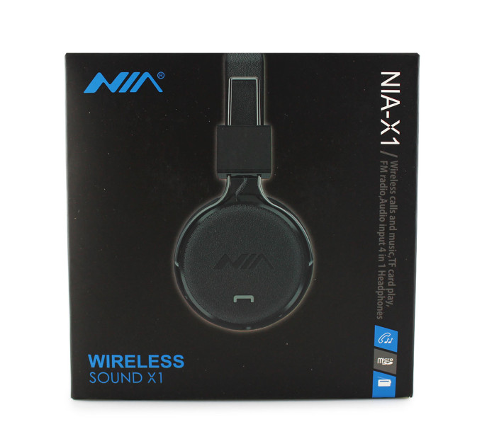 Навушники NIA Wireless SOUND X1 (BT/APP/FM)