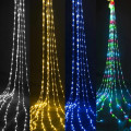 Гирлянда-водопад (Curtain-Lights) Itrains 240B-2 внутренняя, пров.:прозрачный, 3*1,5м (Синий)