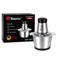 Подрібнювач блискавка DOMOTEC 1500Вт метал (Чорний)