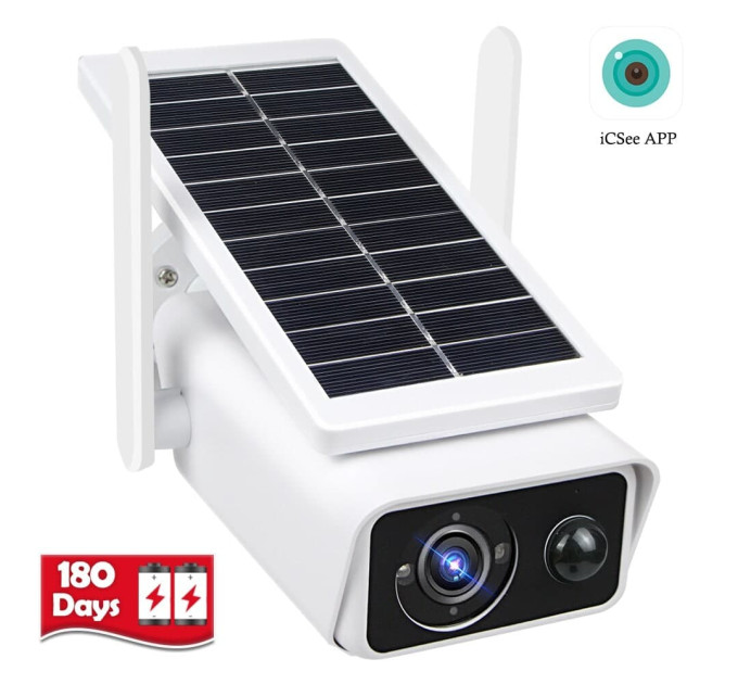 Камера для видеонаблюдения WiFi Smart Camera iCSee APP SOLAR 3MP