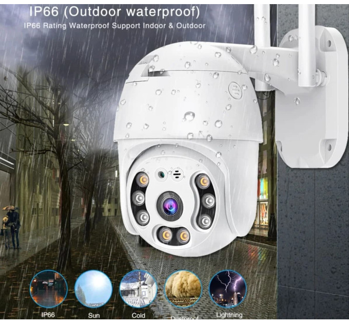Камера для видеонаблюдения WiFi Smart Camera iCSee APP PTZ 3MP