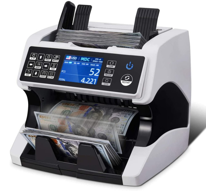 Рахункова машинка Bill Counter AL-920 (2CIS, MG, UV, VD, IR, SN Rec/AUTO, MULTI, UAH, USD, EUR)