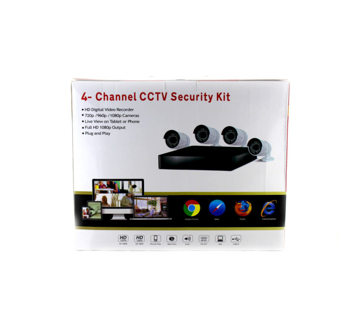 Комплект видеонаблюдения UKC DVR CAD D001 KIT 2MP +4 камеры