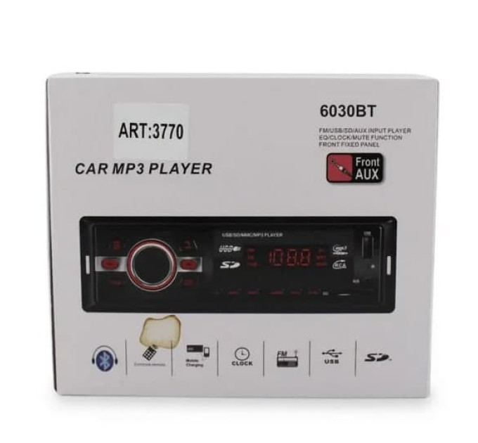 Автомагнітола MP3 6030 ISO+BT