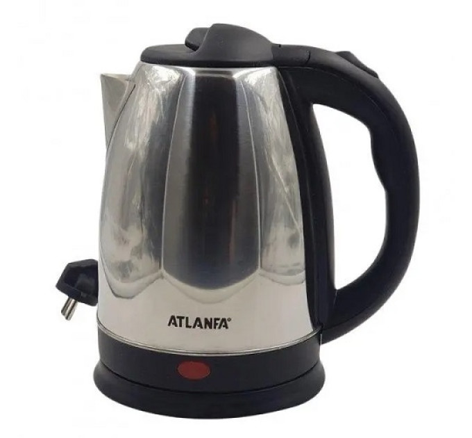 Електрочайник ATLANFA AT-H02 2л, 1800Вт (нержавіюча сталь)