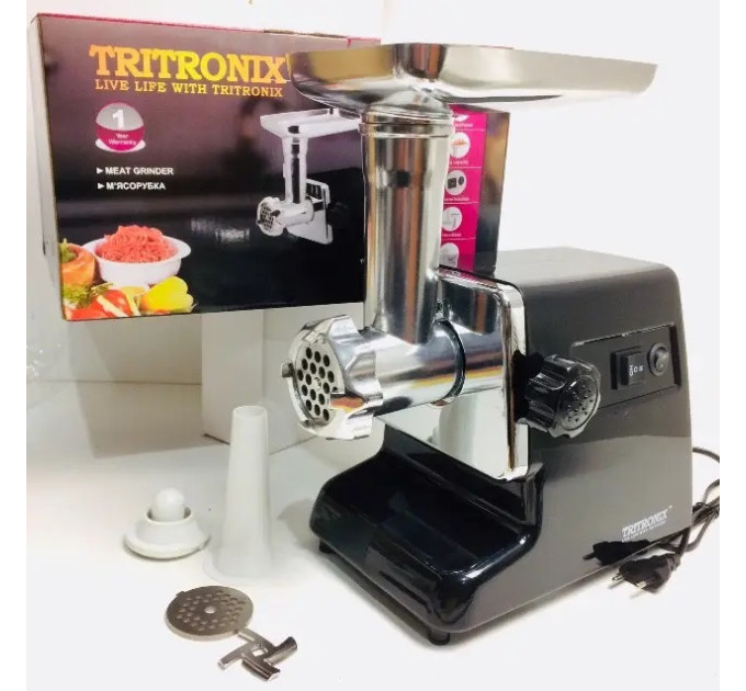 Мясорубка TRITRONIX TX-MJ3010 Black 2500Вт
