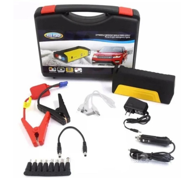 Пусковий автомобільний пристрій для акумулятора JUMP STARTER Power Bank 50800 mAh