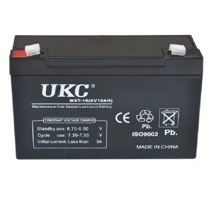 Акумулятор 6V/10A UKC