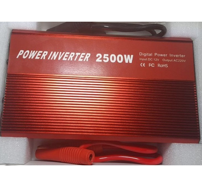 Перетворювач 2500W 12V UN-3058 (work 1100W)