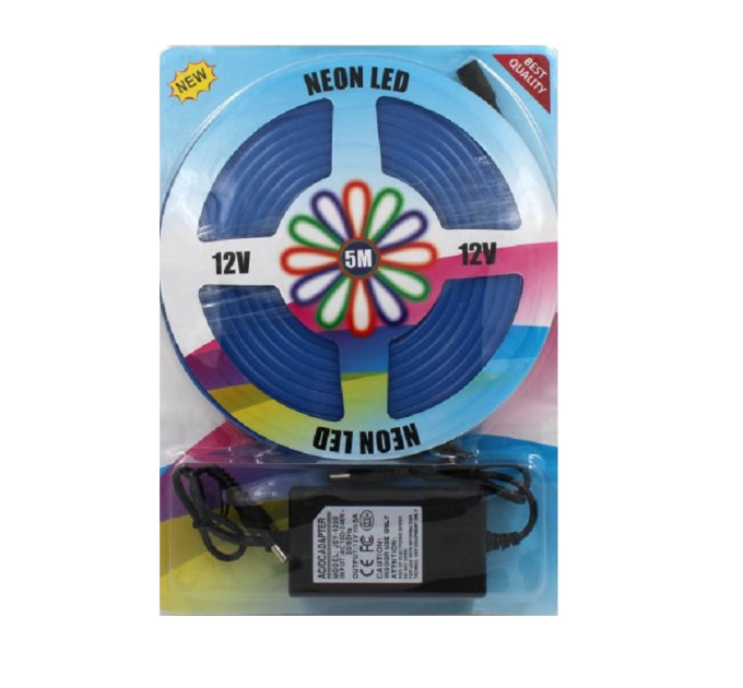 Лента силиконовая LED NEON 5M Blue 12V-220V  