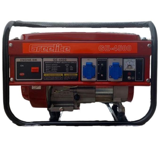 Генератор бензиновий Greelite GE-4500 4кВт