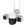 Камера видеонаблюдения с 3 линзами 2+2+2Mp 4G,Wi-Fi,LAN 