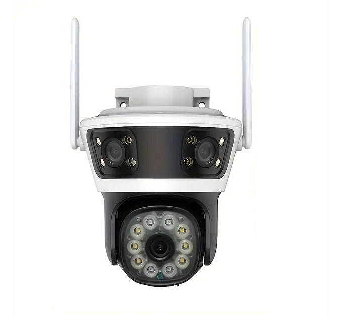Камера відеоспостереження із 3 лінзами 2+2+2Mp Wi-Fi 4G