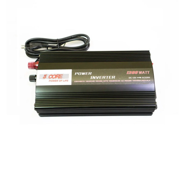 Перетворювач 5 CORE 1300W 12V AC/DC UPS+CHARGE