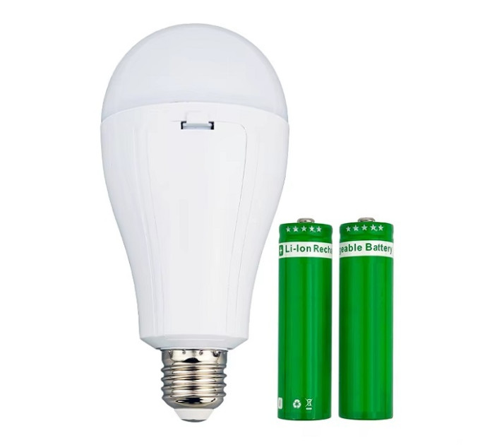 Лампочка з акумулятором 2*18650 у патрон E27  AY-3920/RB-P920 20W 