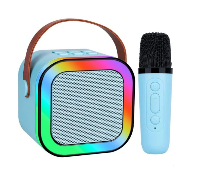 Міні-дитяче караоке з підсвічуванням RGB K12 (1 микрофон)