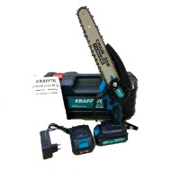 Акумуляторна ланцюгова пилка з індикатором масла Chain Saw 6'' KRAFFTEC