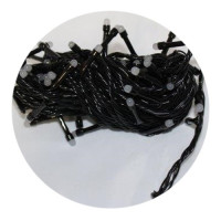 Гірлянда-нитка (String-Lights) 100W-4 внутрішня, пров.: чорний, 7м (Білий)