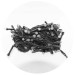 Гірлянда-нитка (String-Lights) 200B-4 внутрішня, пров.: чорний, 10м (Синій)