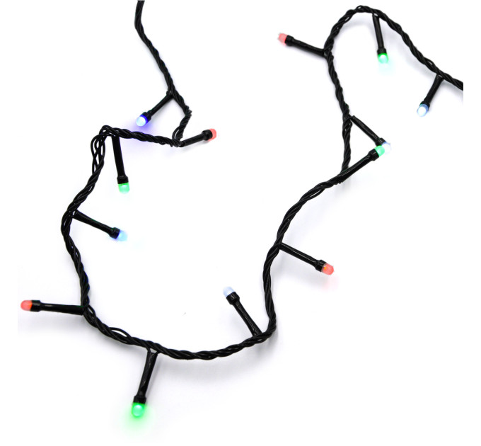 Гирлянда-нить (String-Lights) 300M-4 внутренняя, пров.:черный, 12м (Разноцветная)