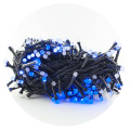 Гірлянда-нитка (String-Lights) 300B-4 внутрішня, пров.: чорний, 12м (Синій)