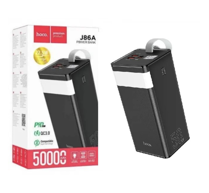 Мобільна зарядка 50000mAh HOCO J86А