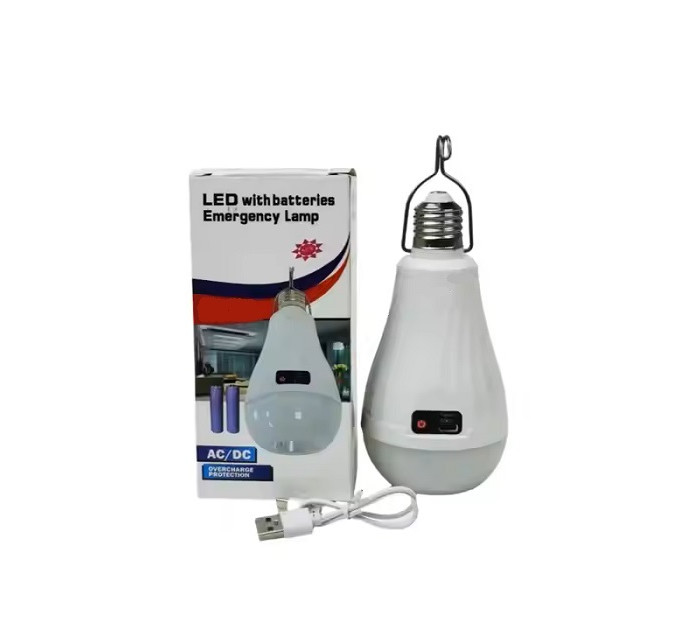 Лампочка - ліхтарик 2в1 з акумулятором 2x18650 Z-725
