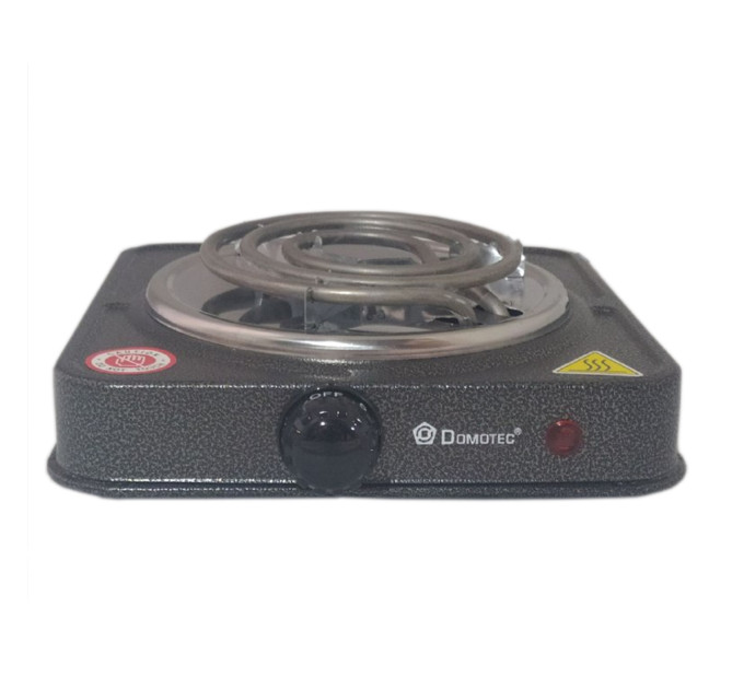 Плита електрична Domotec MS-5801 1кф., 1000Вт. (Сірий)
