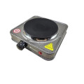 Плита електрична Domotec MS-5821 1кф., 1000Вт. (Сірий)