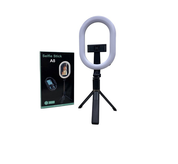 Монопод - трипод Selfie Stick A8 з LED підсвічуванням