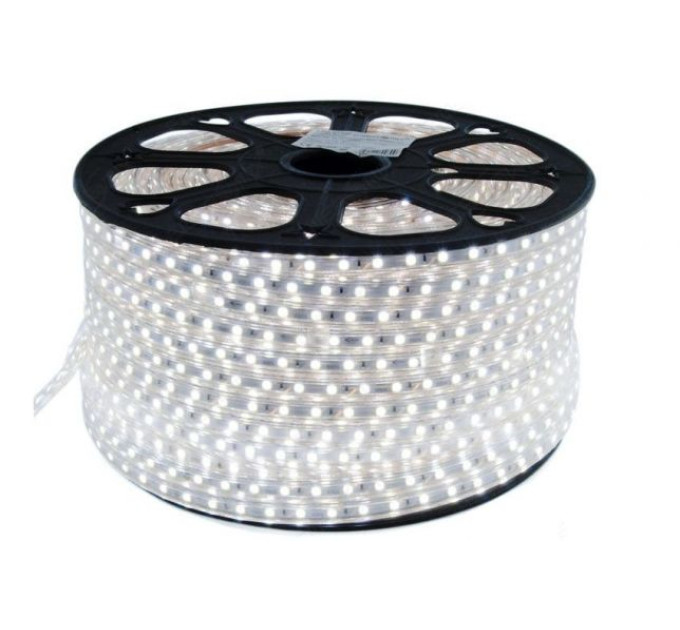 Гірлянда-стрічка (Rope-Lights) SMD5050-W зовнішня, пров.:прозорий, 100м (Білий)