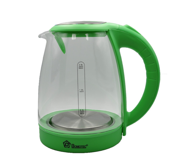 Электрочайник Domotec MS-8112 2л, 2200Вт (Зеленый)