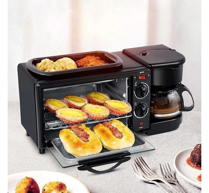 Многофункциональная печь для завтраков 3в1 Domotec MS-5308В 