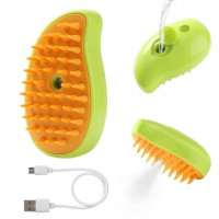 Парова масажна щітка для собак та котів USB QC-06 Парова масажна щітка для собак та котів USB QC-06