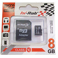 Карта пам'яті HI-RALI 08GB4 with Adapter