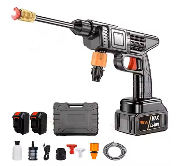 Акумуляторне портативне миття високого тиску Cleaning Gun 48V