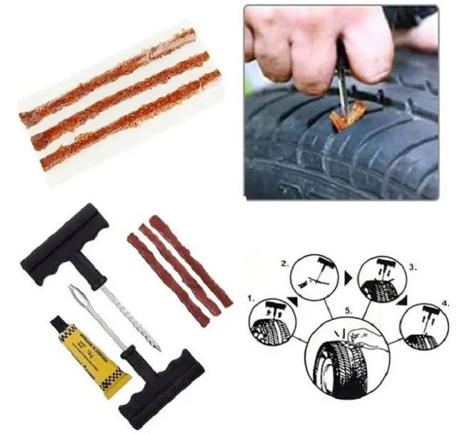 Комплект для ремонту безкамерних шин Tubeless tyre repair kit