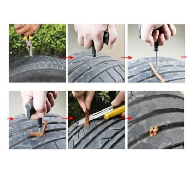 Комплект для ремонту безкамерних шин Tubeless tyre repair kit
